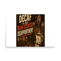 Funny Coffee Mug 50 Matte Poster product mockup 5
