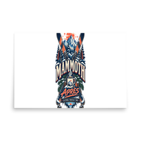 Mammoth Lakes Après Ski Matte Poster product mockup 5