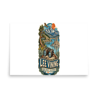Lee Vining California Matte Poster product mockup 5