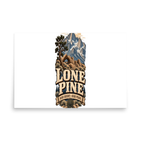 Lone Pine High Desert Matte Poster product mockup 5