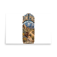Lone Pine Old West Matte Poster product mockup 5