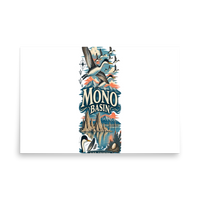 Mono Basin California Matte Poster product mockup 5