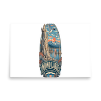 Mono Lake Tufa Enamel Matte Poster product mockup 5