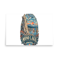 Mono Lake Tufa Matte Poster product mockup 5