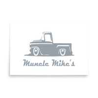 Muncle Mikes Hat: Hot Rod Hatter! Matte Poster product mockup 5