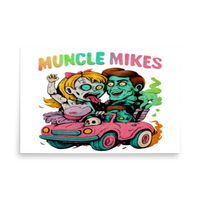 Muncle Mikes Hot Rod and Rat Rod Shirt Mayhem! Monster Rods! (016) Matte Poster product mockup 5