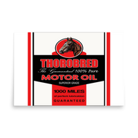 Thorobread Oil Vintage Gas and Oil Matte Poster — 24 × 36, front view