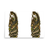 Swamp Water Tough Fish Matte Poster product mockup 5