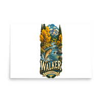 Walker California Matte Poster product mockup 5