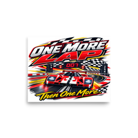 One More Lap Matte Poster product mockup 6
