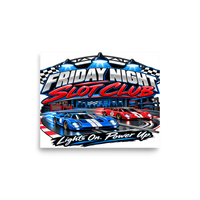 Friday Night Slot Club Matte Poster product mockup 6