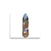 Highway 395 Road Trip Matte Poster — 8 × 10, front view