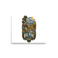 Big Pine California Matte Poster product mockup 6