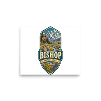 Bishop California Matte Poster product mockup 6