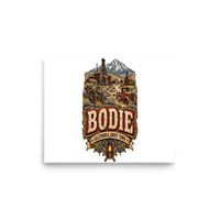 Bodie California Ghost Town Matte Poster product mockup 6