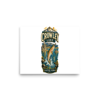 Crowley Lake Matte Poster product mockup 6