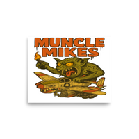 Muncle Mikes Hot Rod and Rat Rod Shirt Mayhem! Monster Rods! (001) Matte Poster product mockup 6