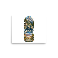 Desert to Summit Eastern California Matte Poster product mockup 6