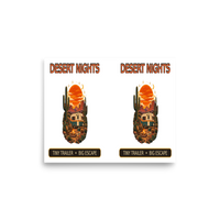 Desert Nights Tiny Trailer Matte Poster product mockup 6