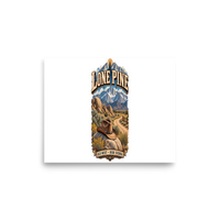 Lone Pine Old West Matte Poster product mockup 6