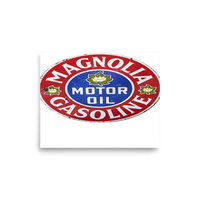 Magnolia Oil and Gas Vintage Matte Poster — 8 × 10, front view