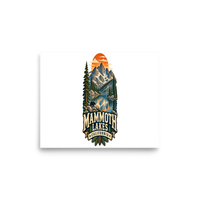 Mammoth Lakes Matte Poster product mockup 6
