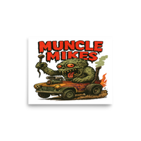 Muncle Mikes Hot Rod and Rat Rod Shirt Mayhem! Monster Rods! (007) Matte Poster product mockup 6