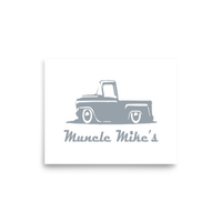 Muncle Mikes Hat: Hot Rod Hatter! Matte Poster product mockup 6