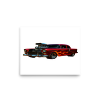 Hot Rod 001 Matte Poster — 8 × 10, front view