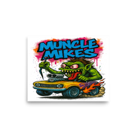 Monster Rods 006 Matte Poster — 8 × 10, front view