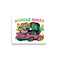 Muncle Mikes Hot Rod and Rat Rod Shirt Mayhem! Monster Rods! (016) Matte Poster product mockup 6