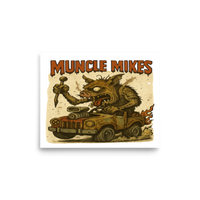 Muncle Mikes Hot Rod and Rat Rod Shirt Mayhem! Monster Rods! (008) Matte Poster product mockup 6
