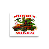 Muncle Mikes Hot Rod and Rat Rod Shirt Mayhem! Monster Rods! (021) Matte Poster product mockup 6