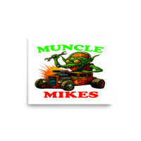 Muncle Mikes Hot Rod and Rat Rod Shirt Mayhem! Monster Rods! (023) Matte Poster product mockup 6