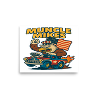 Muncle Mikes Hot Rod and Rat Rod Shirt Mayhem! Monster Rods! (027) Matte Poster product mockup 6