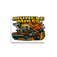Muncle Mikes Hot Rod and Rat Rod Shirt Mayhem! Monster Rods! (028) Matte Poster product mockup 6