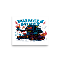 Muncle Mikes Hot Rod and Rat Rod Shirt Mayhem! Monster Rods! (032) Matte Poster product mockup 6