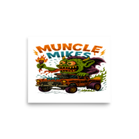 Muncle Mikes Hot Rod and Rat Rod Shirt Mayhem! Monster Rods! (033) Matte Poster product mockup 6