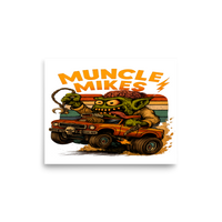Muncle Mikes Hot Rod and Rat Rod Shirt Mayhem! Monster Rods! (034) Matte Poster product mockup 6