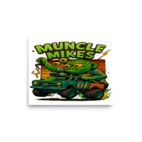 Muncle Mikes Hot Rod and Rat Rod Shirt Mayhem! Monster Rods! (035) Matte Poster product mockup 6