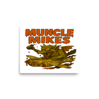Muncle Mikes Hot Rod and Rat Rod Shirt Mayhem! Planes and Monsters (002) Matte Poster product mockup 6