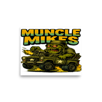 Muncle Mikes Hot Rod and Rat Rod Shirt Mayhem! Monster Rods! (039) Matte Poster product mockup 6