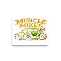 Muncle Mikes Hot Rod and Rat Rod Shirt Mayhem! Rat Rod Truck Shirt (002) Matte Poster product mockup 6
