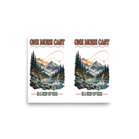 One More Cast Is a Unit of Time Matte Poster product mockup 6