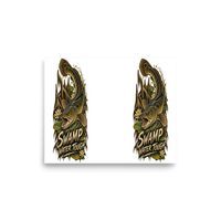 Swamp Water Tough Fish Matte Poster product mockup 6