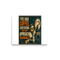 Vintage Radio Matte Poster product mockup 6