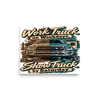 Work Truck Show Matte Poster product mockup 6