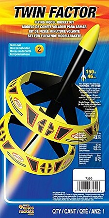 Estes Twin Factor Model Rocket Kit #7250 product image