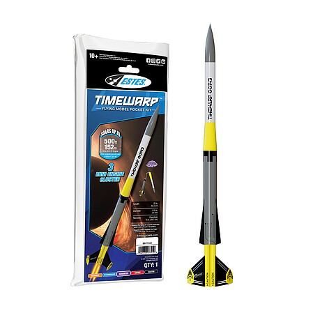 Estes Time Warp 13 mm Cluster Model Rocket Kit #7321 product image