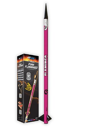 Estes Pink Flamingo Pro Series II Model Rocket Kit #9736 product image
